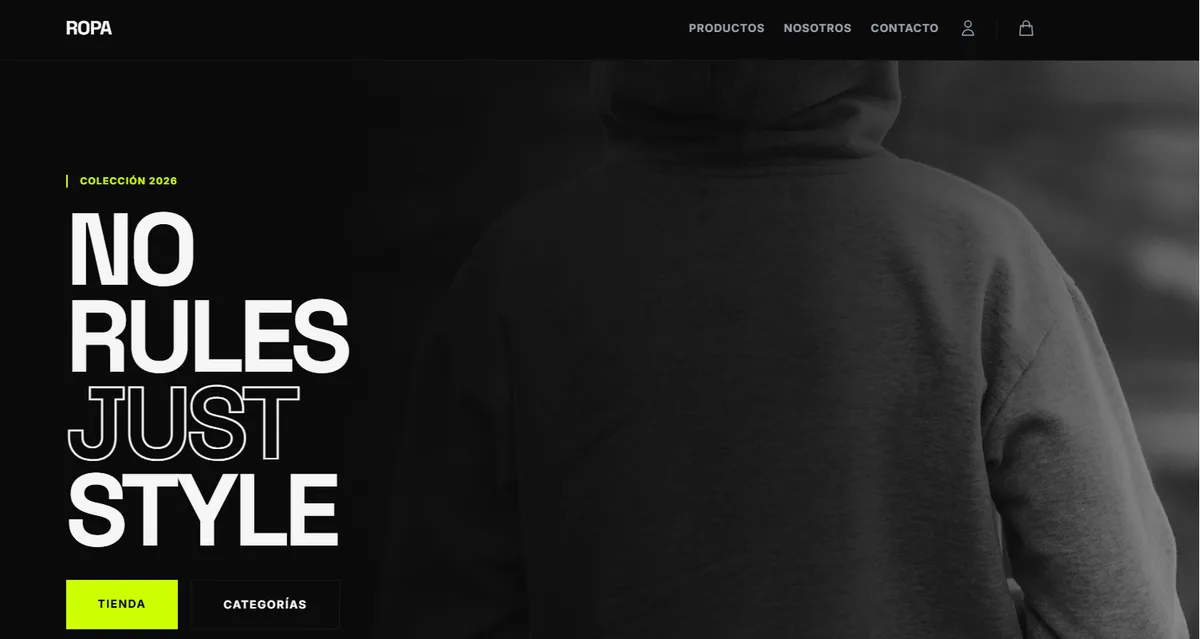 Imagen del proyecto Urban Wear Co. — Streetwear & Moda